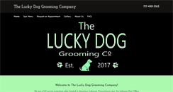 Desktop Screenshot of luckydoggroomingco.com